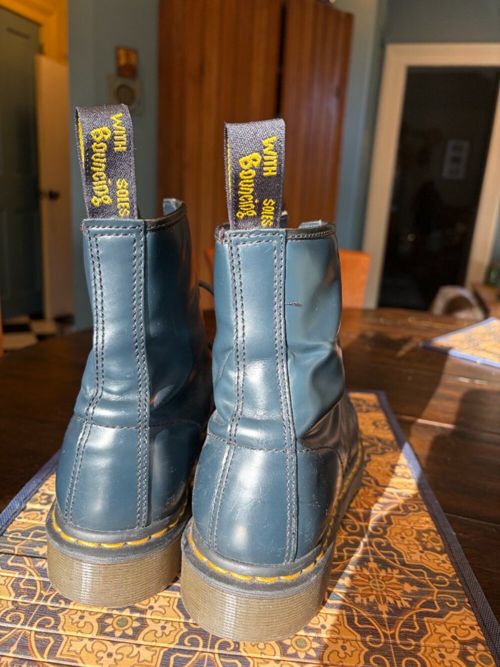 Doc Marten's 1460 Men's Boots - Blue 11M - Picture 4 of 10